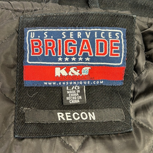 RARE Vintage Men’s US Navy Recon US Services Brigade Jacket Large - Picture 15 of 16